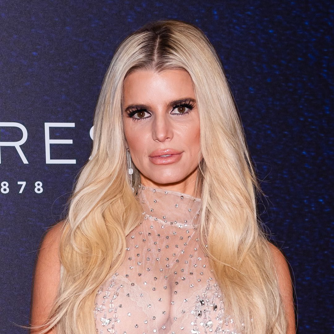 Jessica Simpson's latest appearance in see-through rhinestone gown leaves fans with questions