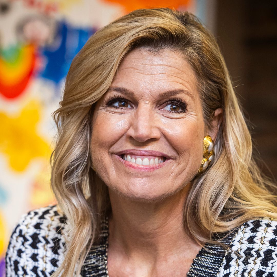 Queen Máxima is so 'modern' in longest Oscar de la Renta cardigan 