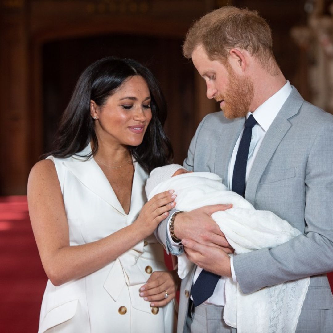 Prince Harry and Meghan Markle reveal details of Archie’s christening on Saturday