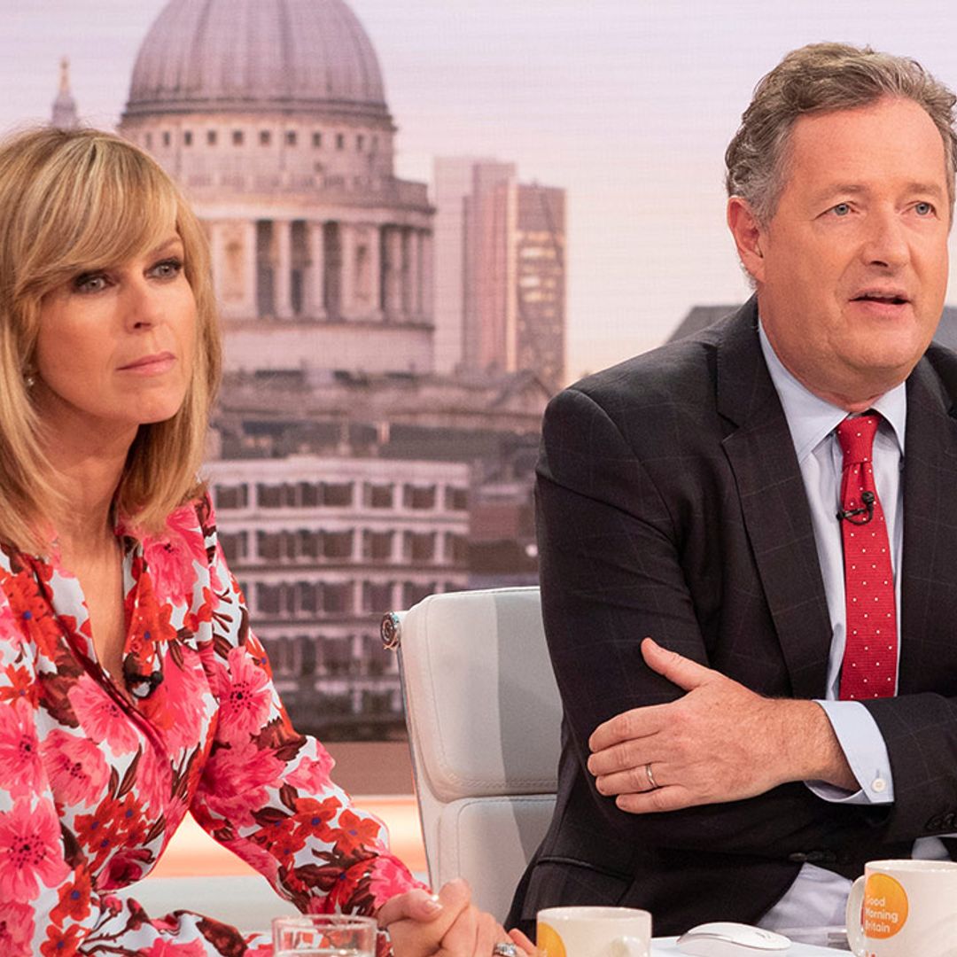 Kate Garraway reacts to good friend Piers Morgan's exit from GMB