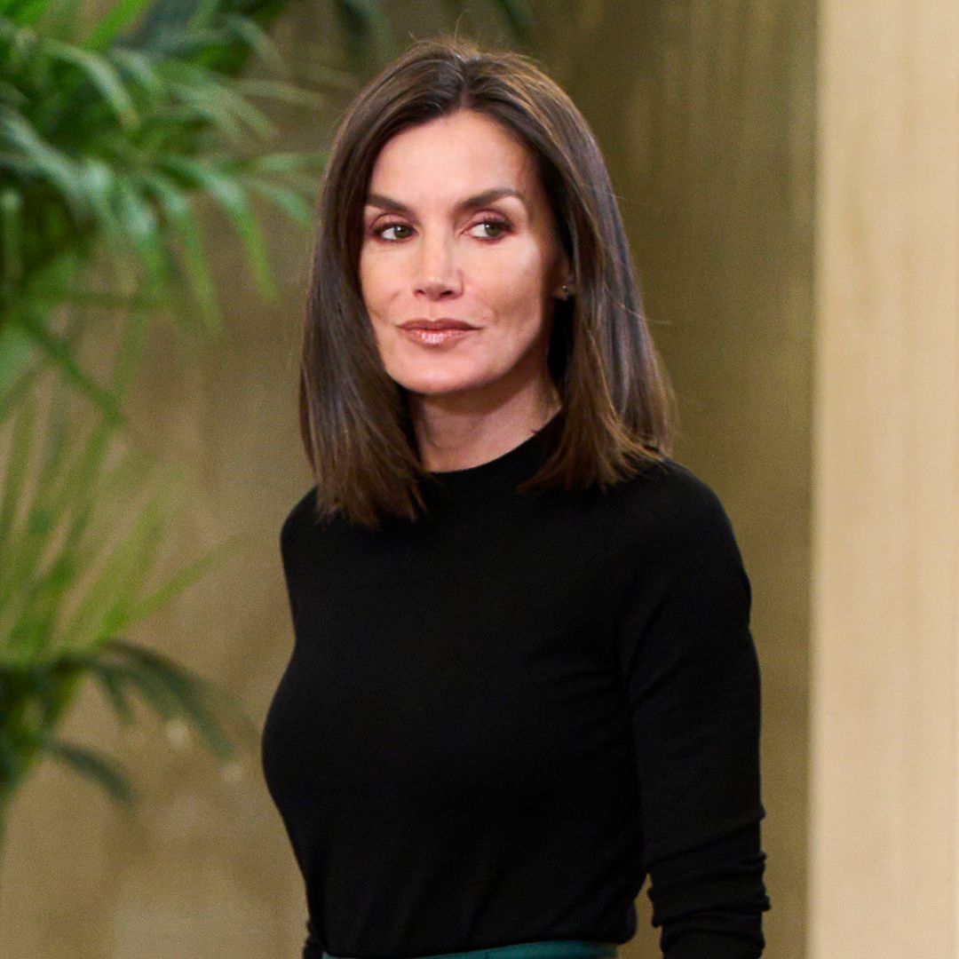 Queen Letizia's green trousers and chunky loafers combo is a lesson is cool-girl comfort chic