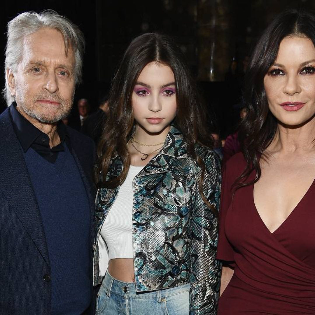 Catherine Zeta-Jones' daughter Carys shares glimpse into sweet bond with dad Michael Douglas