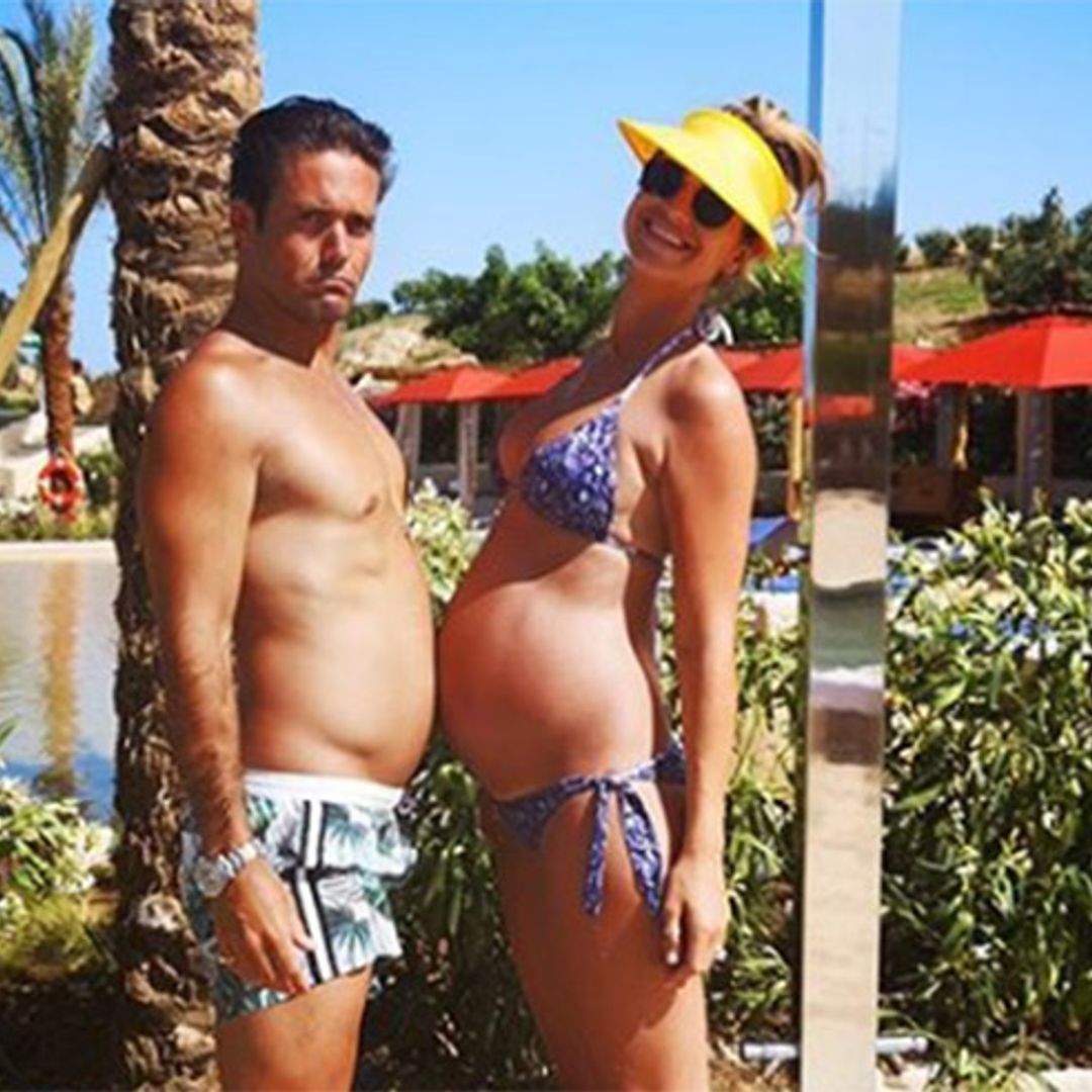 Spencer Matthews and Vogue Williams jet away for babymoon at luxury Spanish resort