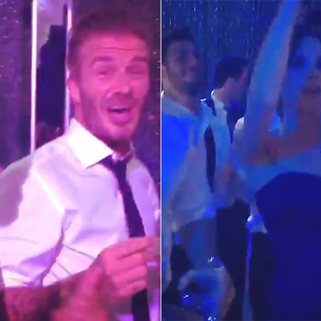 Watch David and Victoria Beckham party the night away at Eva Longoria's wedding