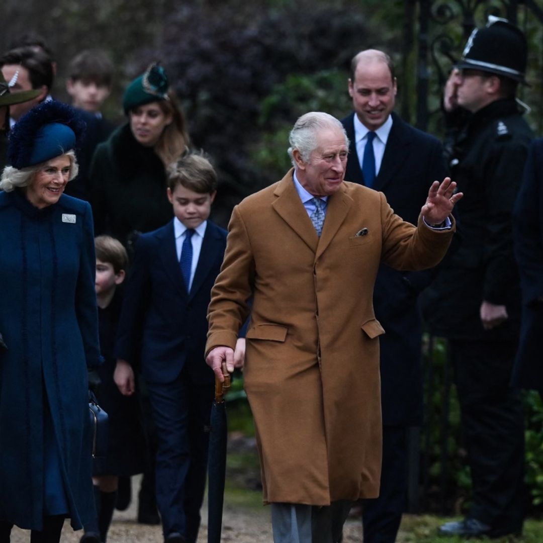 King Charles and Queen Consort Camilla lead royals on Christmas Day walkabout - best photos 
