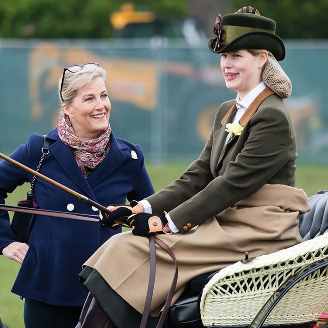 The Countess of Wessex explains why daughter Lady Louise has put carriage driving to one side for the time being