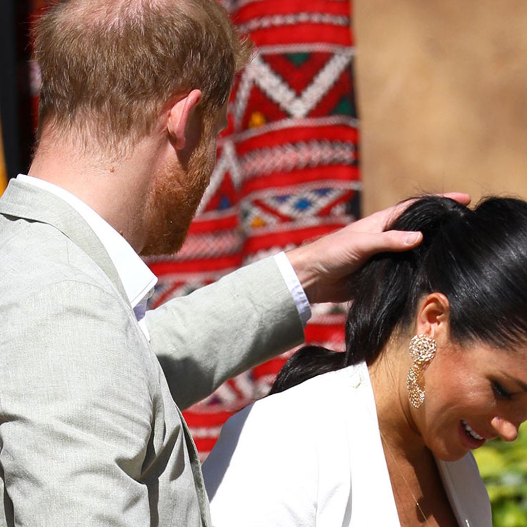 Prince Harry played hairstylist to Meghan Markle - did you catch the sweet moment?