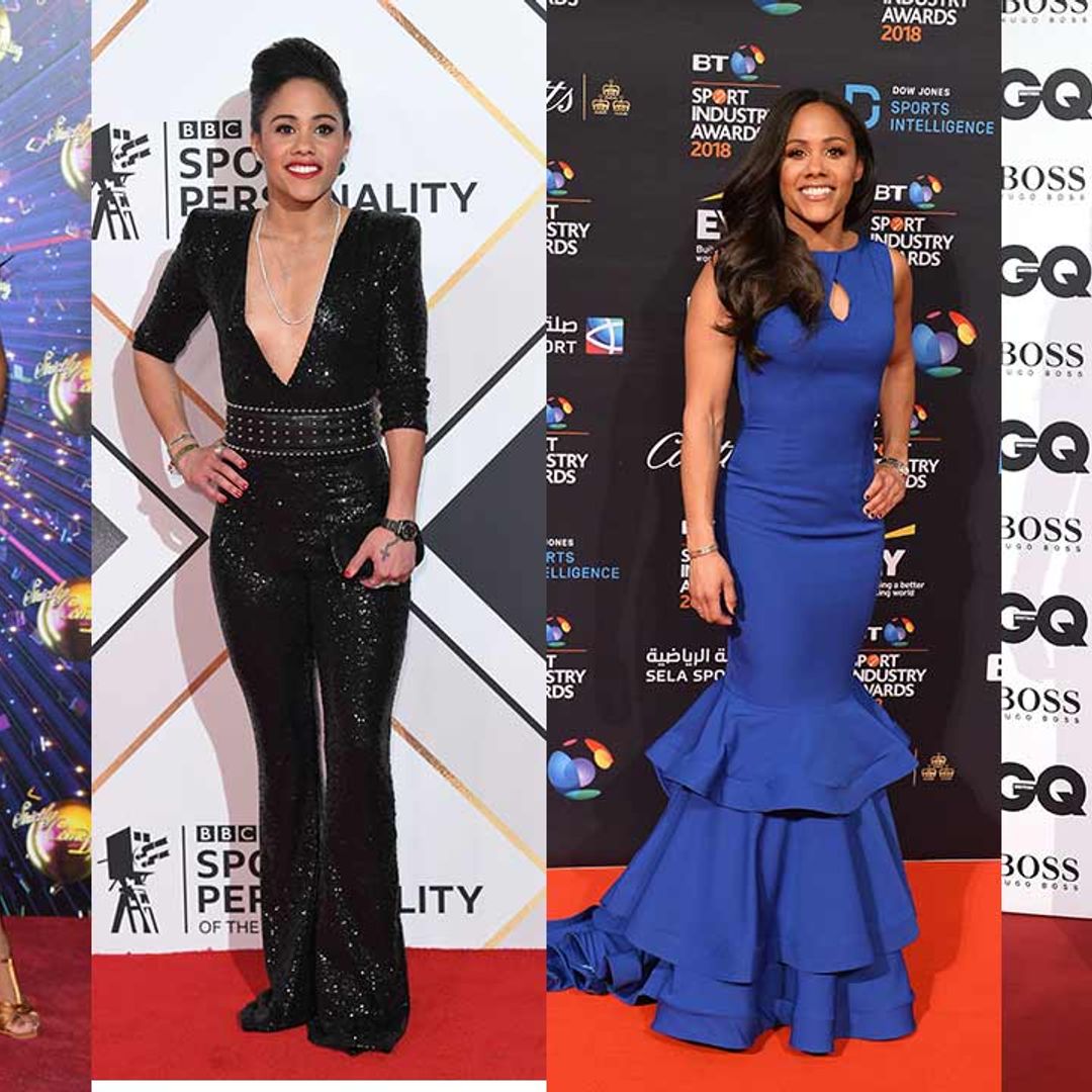 Strictly's Alex Scott's fashionable red carpet dresses: from footballer to fashionista