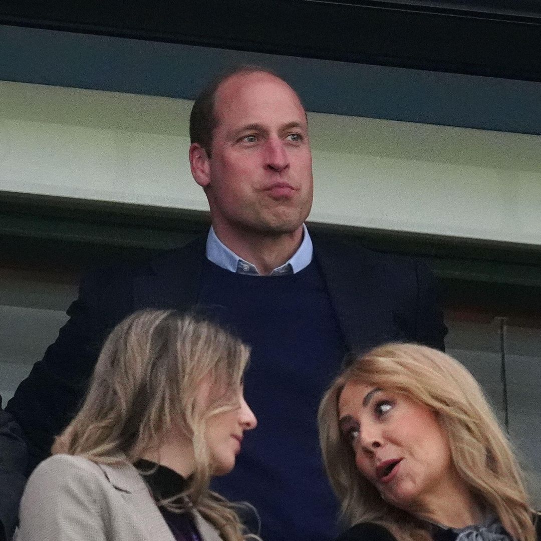 Prince William enjoys solo night out at the football on Princess Charlotte's birthday – photos