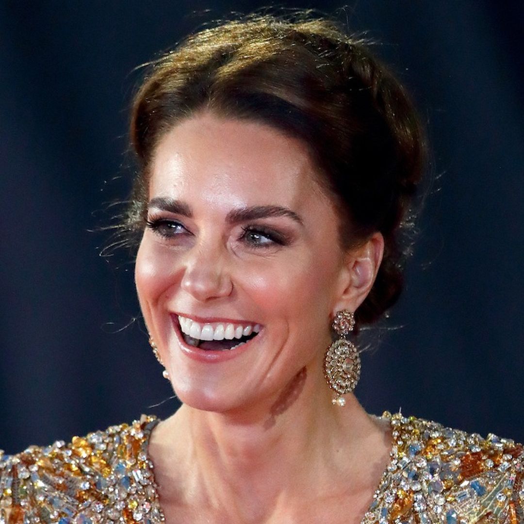 Kate Middleton's glittering gold gown really was made for a Bond Girl - story revealed