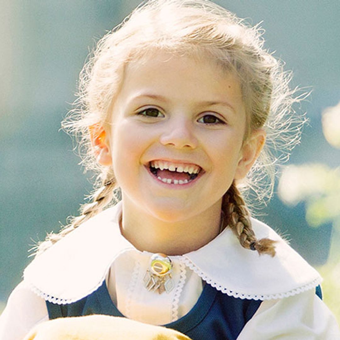 Sweden's Princess Estelle, 5, steals the show in new generational portrait