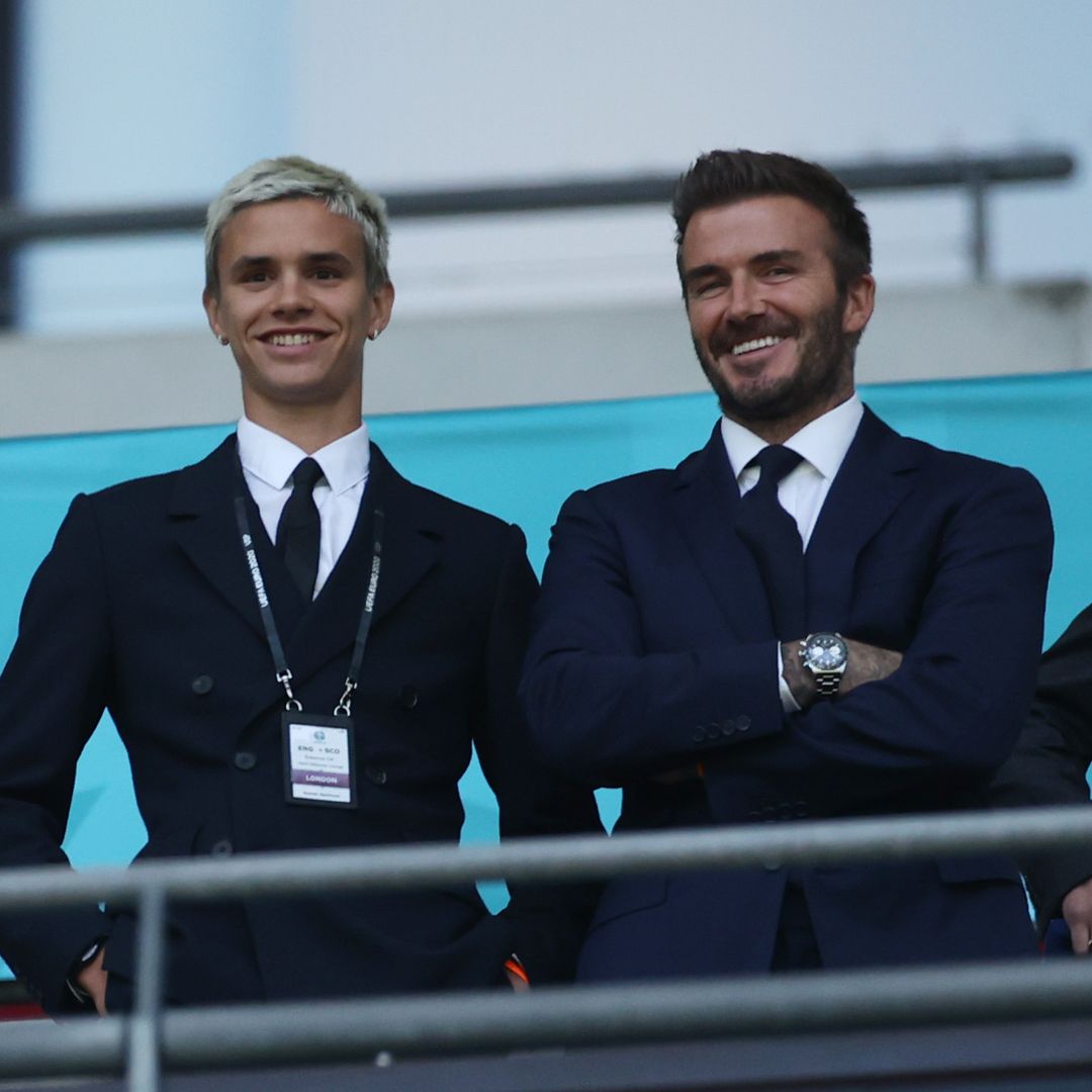 Romeo Beckham is David Beckham's mini-me in hilarious photo