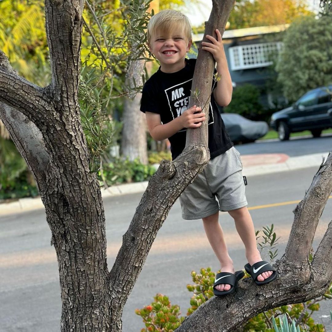 Photo shared by Christina Hall on Instagram July 2023 of her three-year-old son Hudson, who she shares with ex-husband Ant Anstead