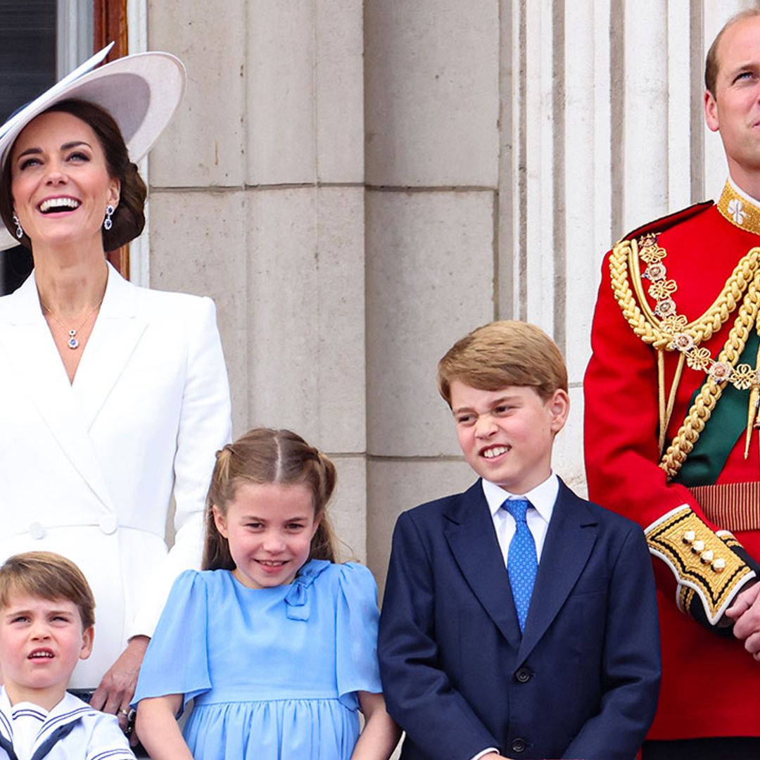 Prince William and Kate jet off for their children's summer holidays on private helicopter