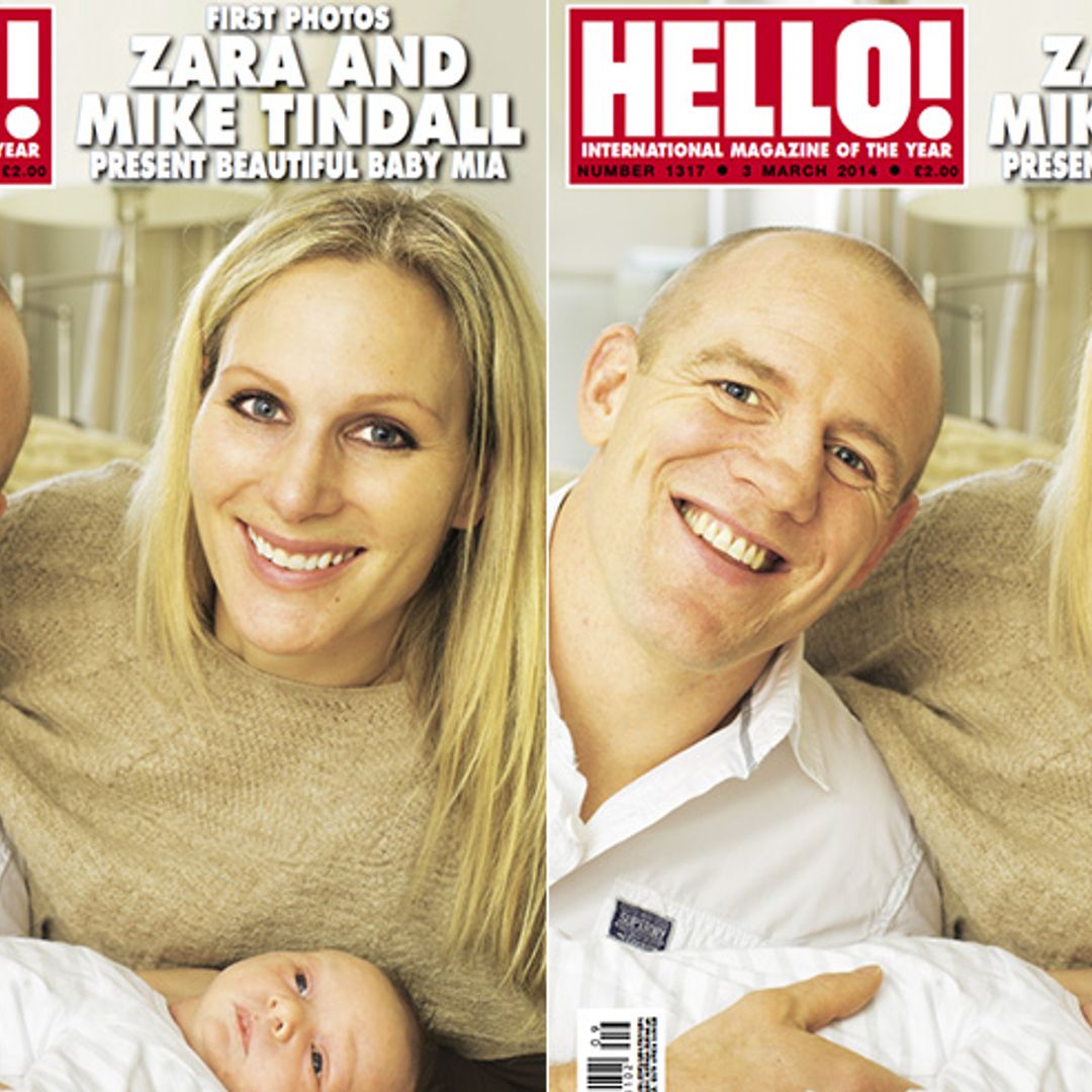 Flashback Friday: Zara and Mike Tindall introduce daughter Mia to the world
