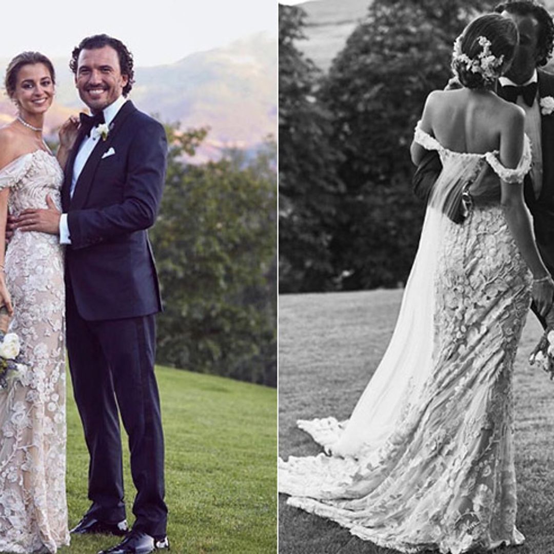 Pronovias heiress Gabriela Palatchi marries: see the stunning dress created especially for her
