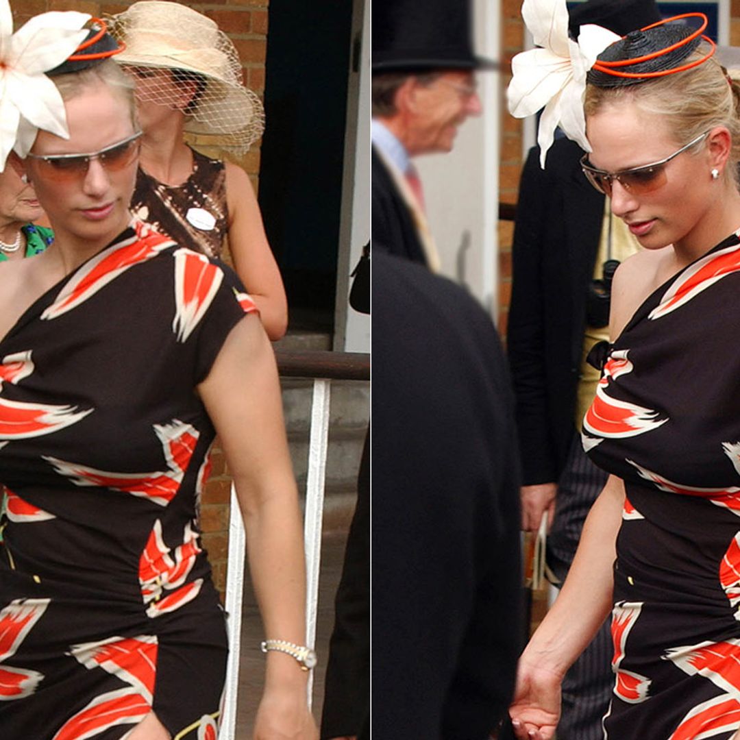 Zara Tindall surprises in floral thigh-slit dress in throwback photo