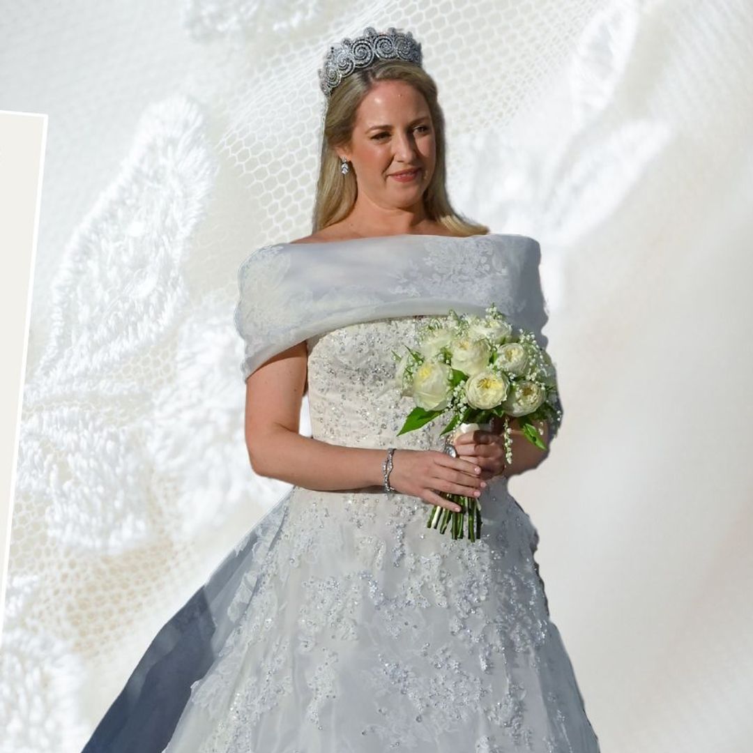 'Princess Theodora knew exactly what she wanted': Celia Kritharioti on designing the royal bride's three wedding dresses