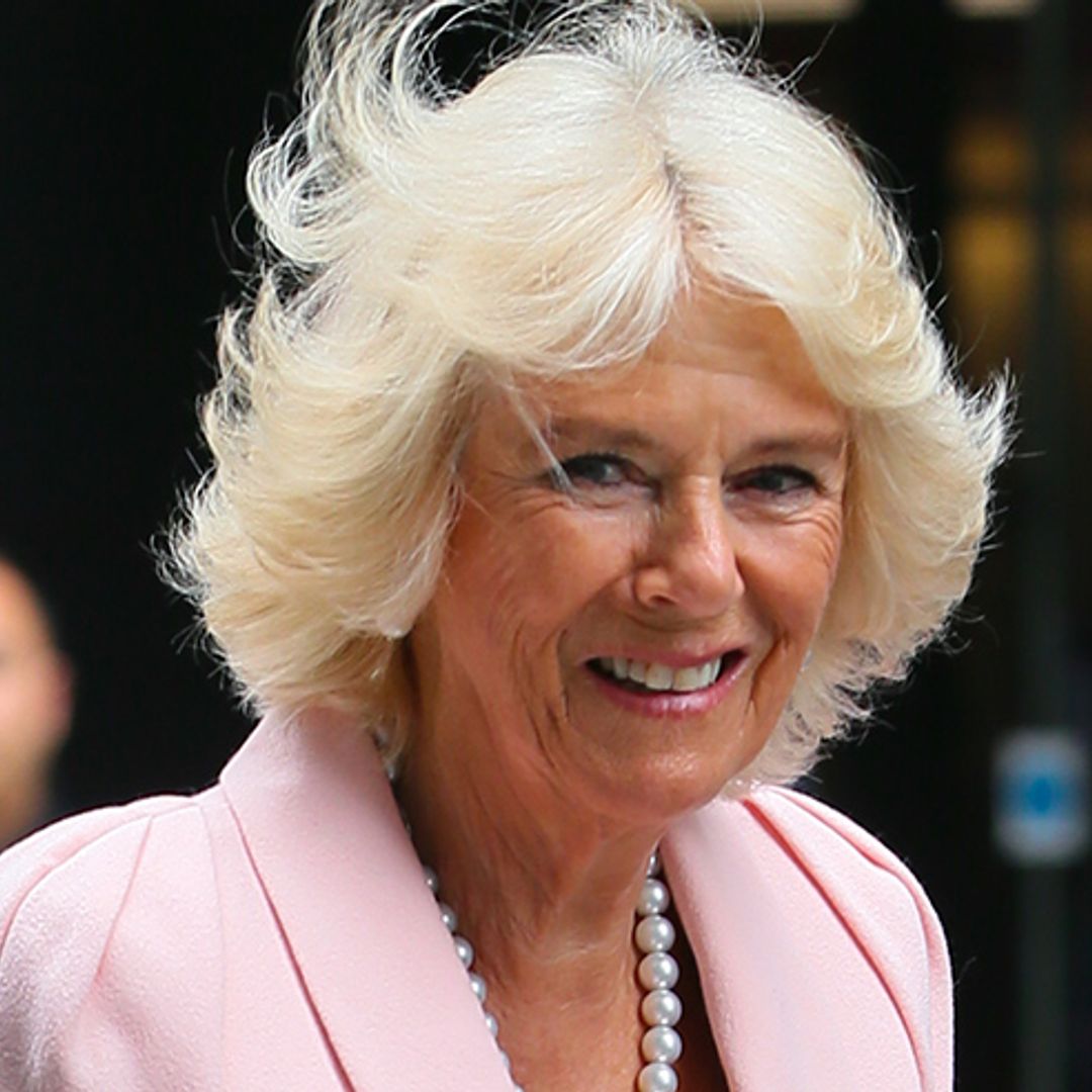 The Duchess of Cornwall wore a polka-dot dress to meet Megan Markle's mother