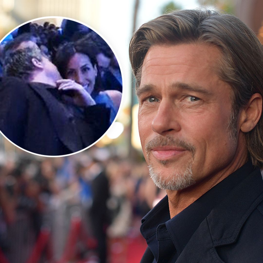 Brad Pitt, 60, sits hand in hand with girlfriend Ines de Ramon, 33, for rare date night