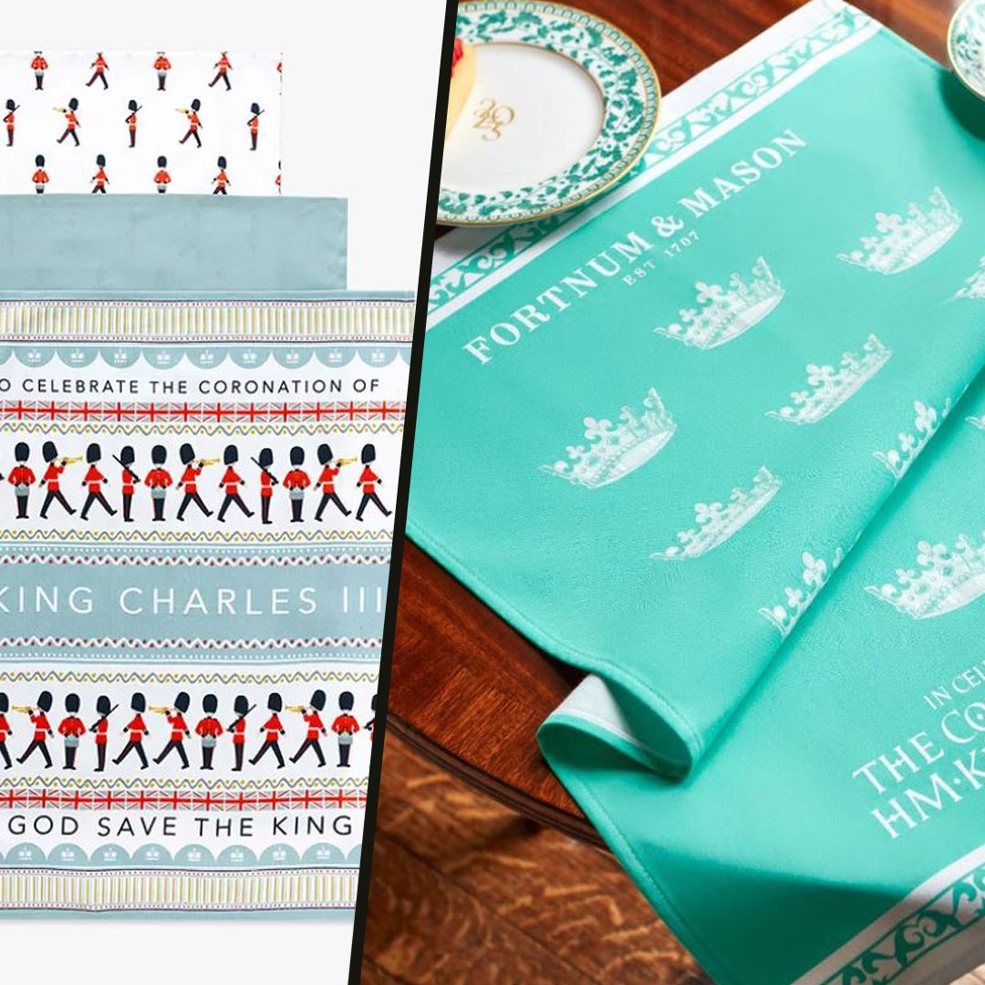 7 best coronation tea towels to treasure forever