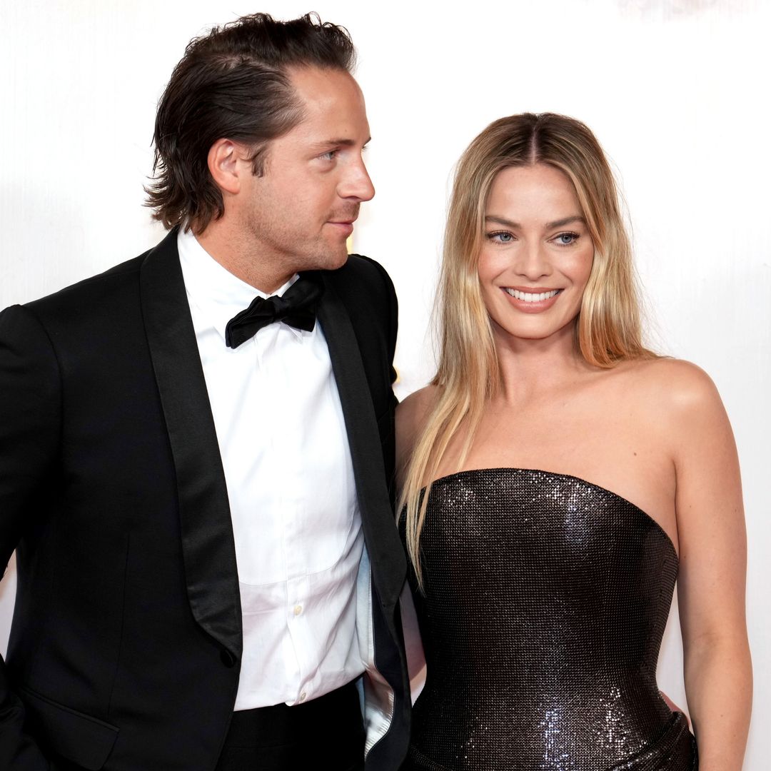 Margot Robbie steps out for first time since giving birth alongside husband Tom Ackerley