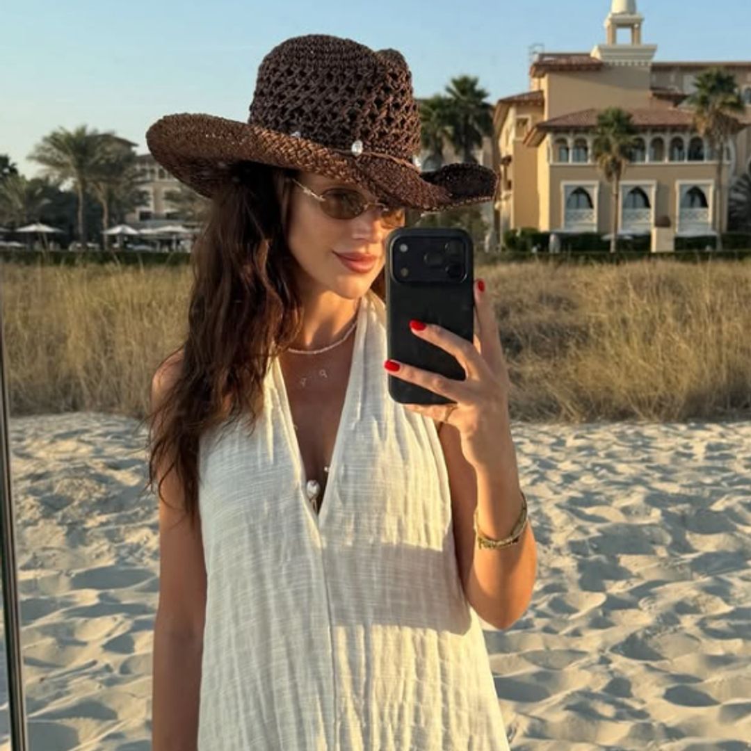 Michelle Keegan is the ultimate yummy mummy in plunging halterneck crop top