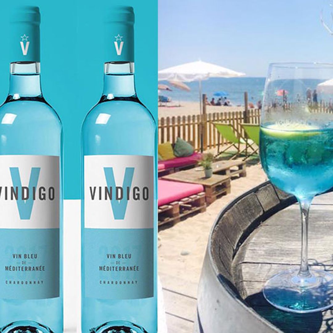 Wine connoisseurs: Blue ‘Vindigo’ is the latest French wine to come to the UK