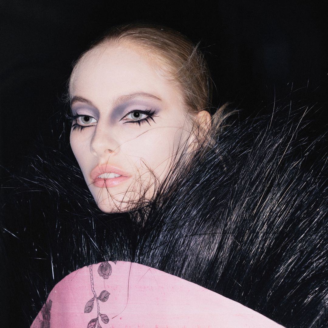 Harris Reed makeup artist look