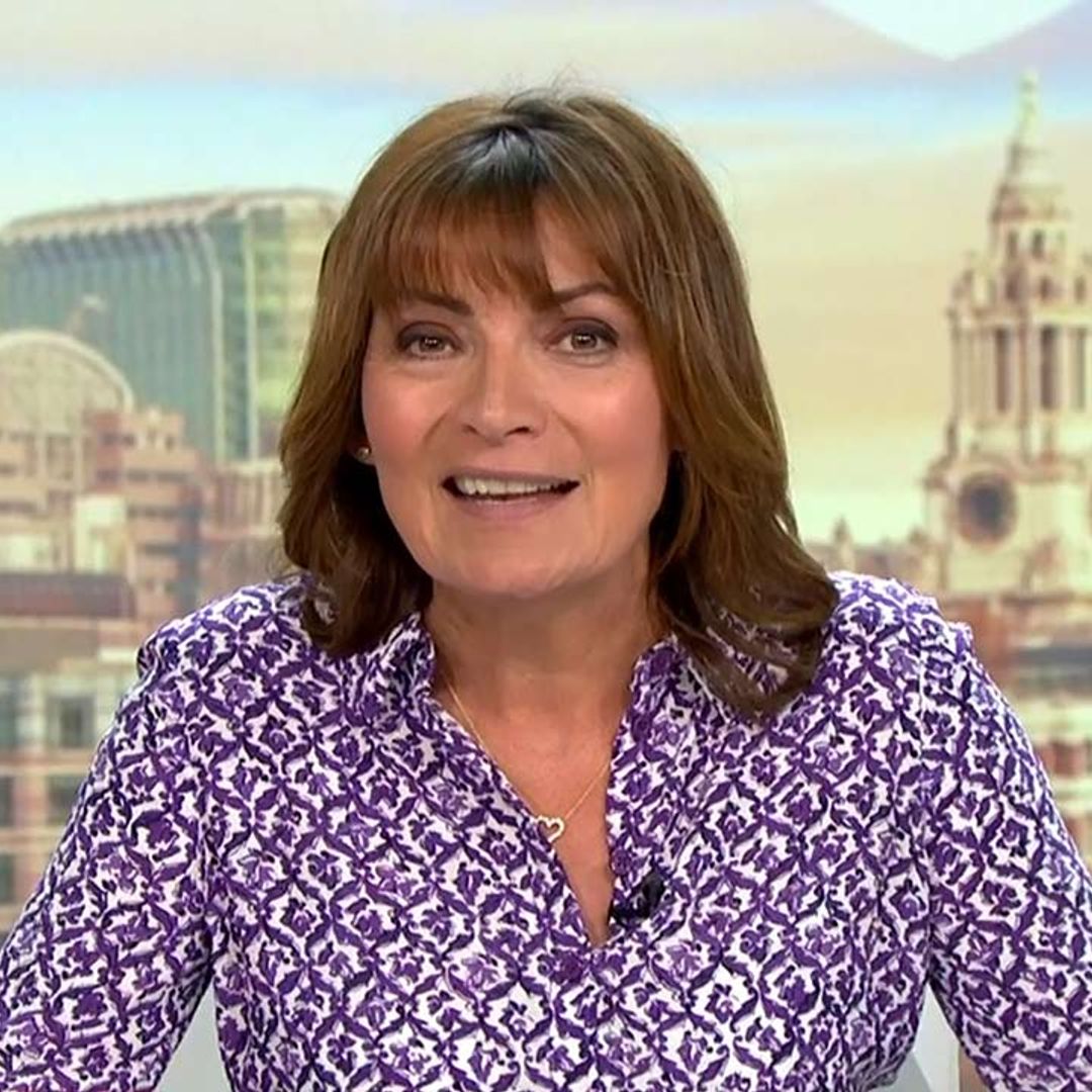Loved Lorraine Kelly's purple printed dress? We've tracked it down and it's selling like hot cakes