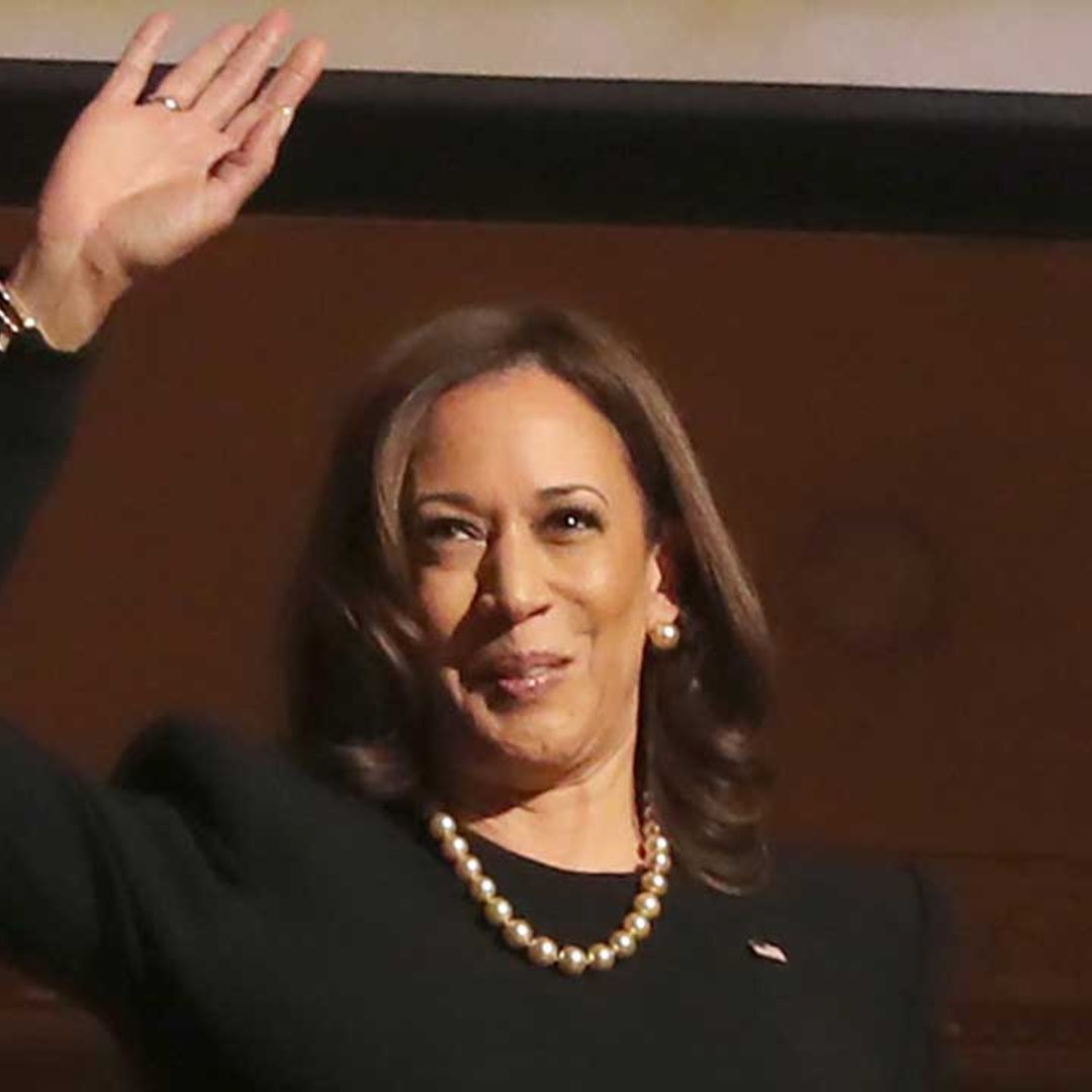 Kamala Harris looks super chic in all-black outfit on first European trip as Vice President