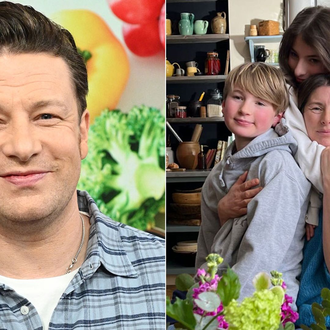 Jamie Oliver shares gorgeous photos of wife Jools with their kids after skiing holiday