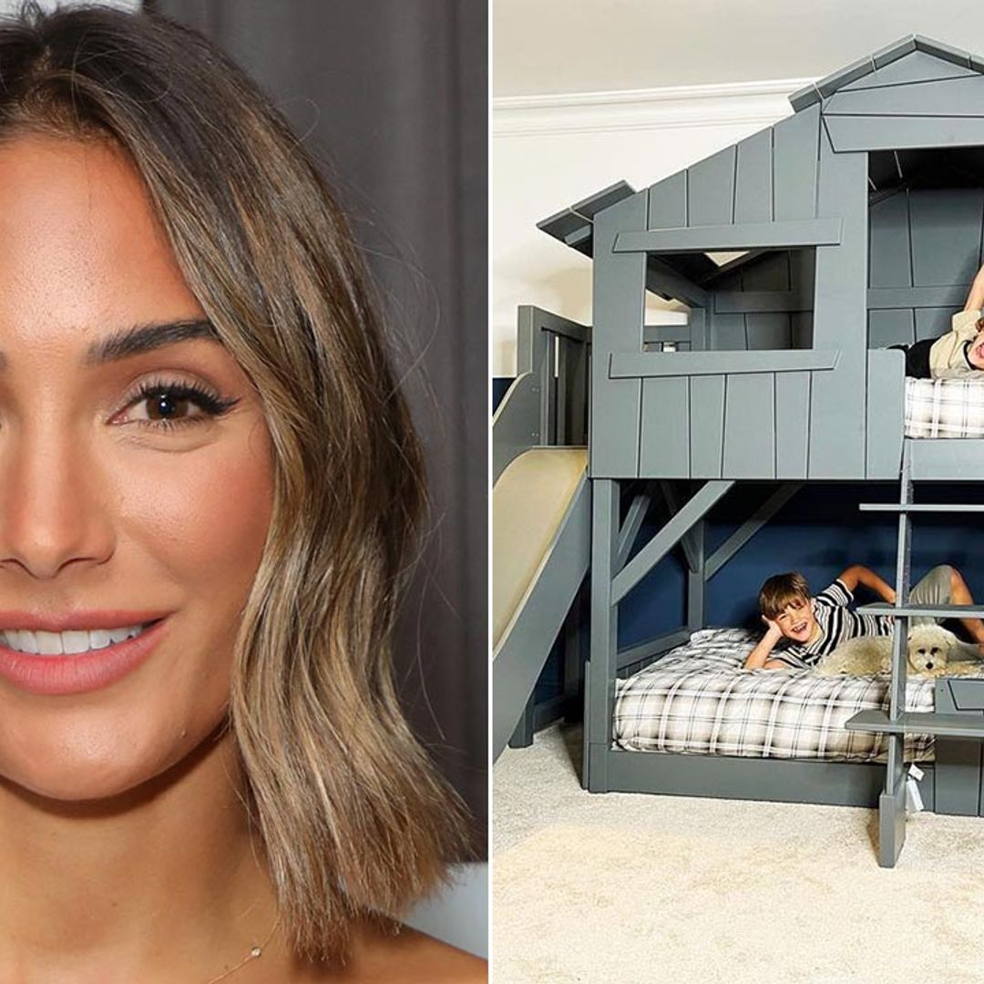 Frankie Bridge reveals sons' messy bedroom in relatable home photo