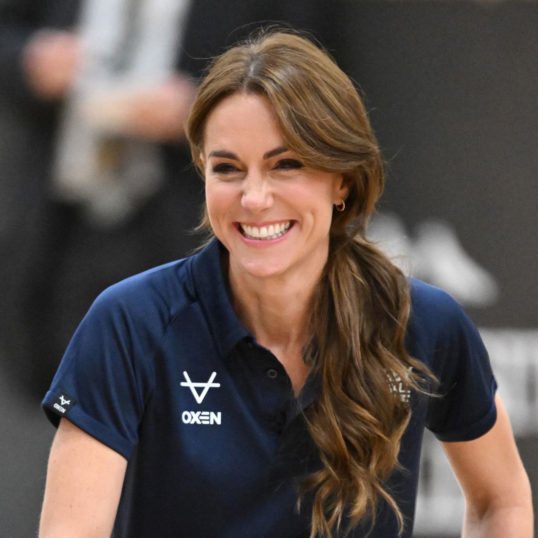 Princess Kate's Disney princess ponytail is the perfect hairstyle for sporty engagement in Hull