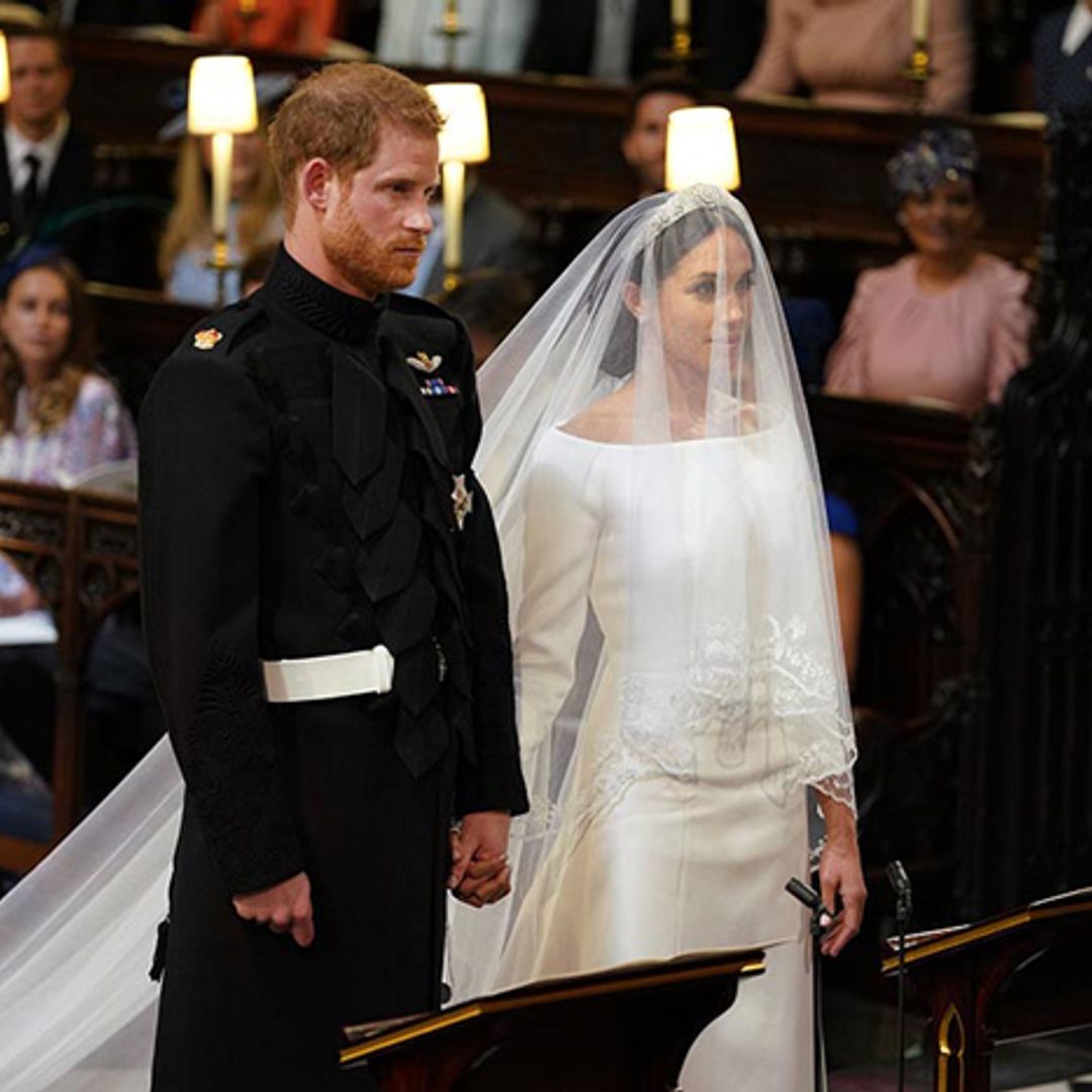 Watch the royal family looking uncomfortable during Prince Harry and Meghan's wedding