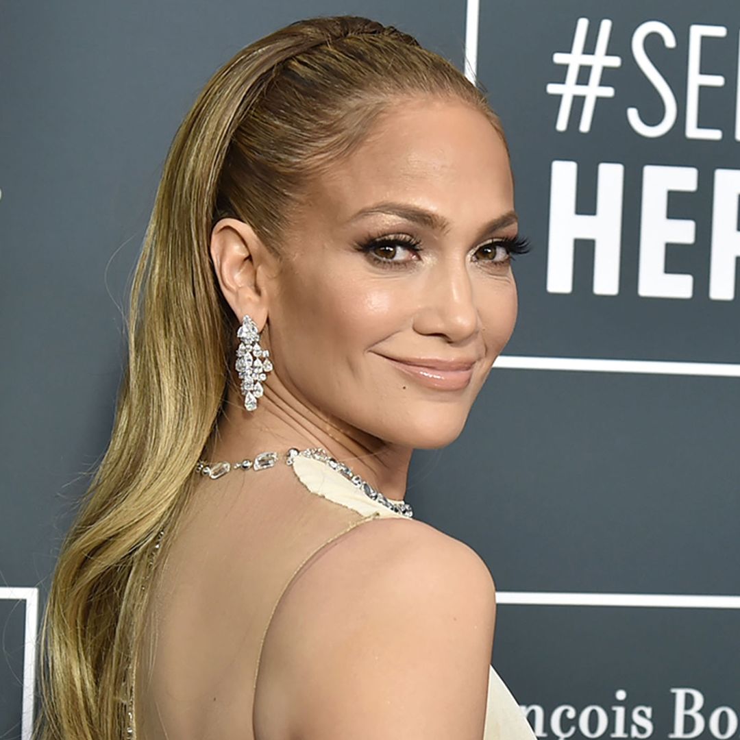 Jennifer Lopez looks sensational in white underwear as she showcases bronzed figure