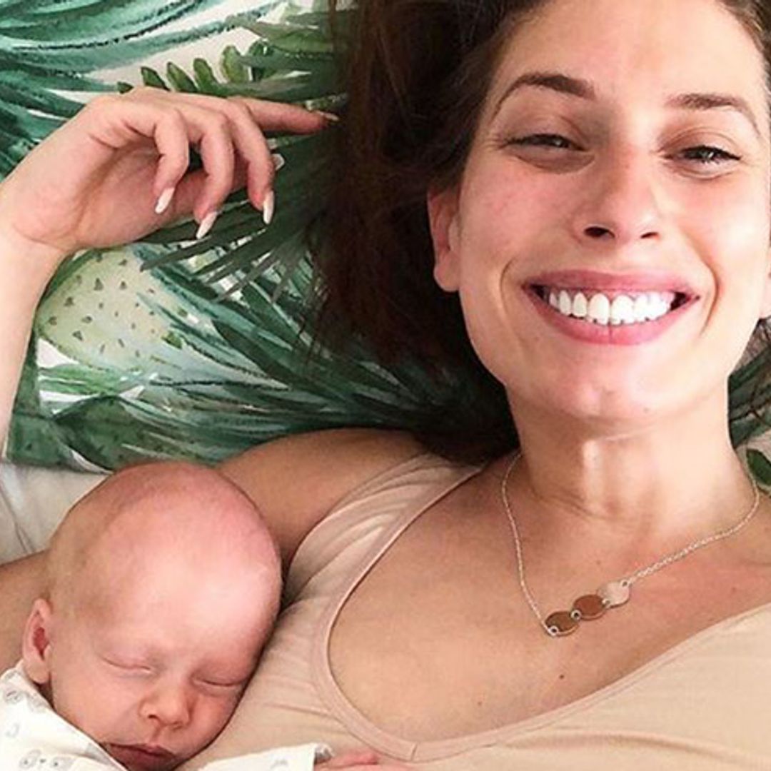 Stacey Solomon gives surprising update on baby Rex's sleeping habits