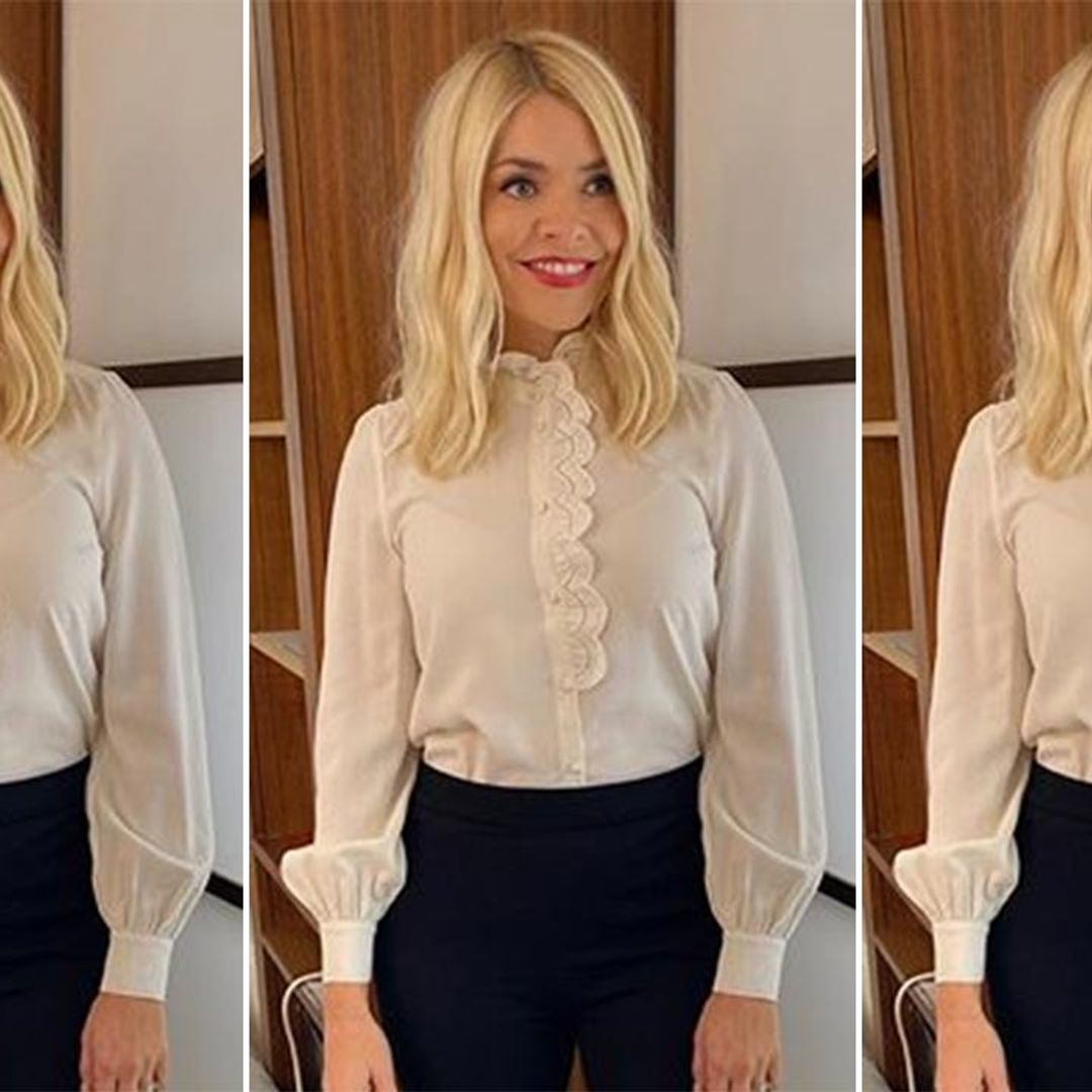 Holly Willoughby's figure-hugging trousers are the perfect skinny jeans alternative