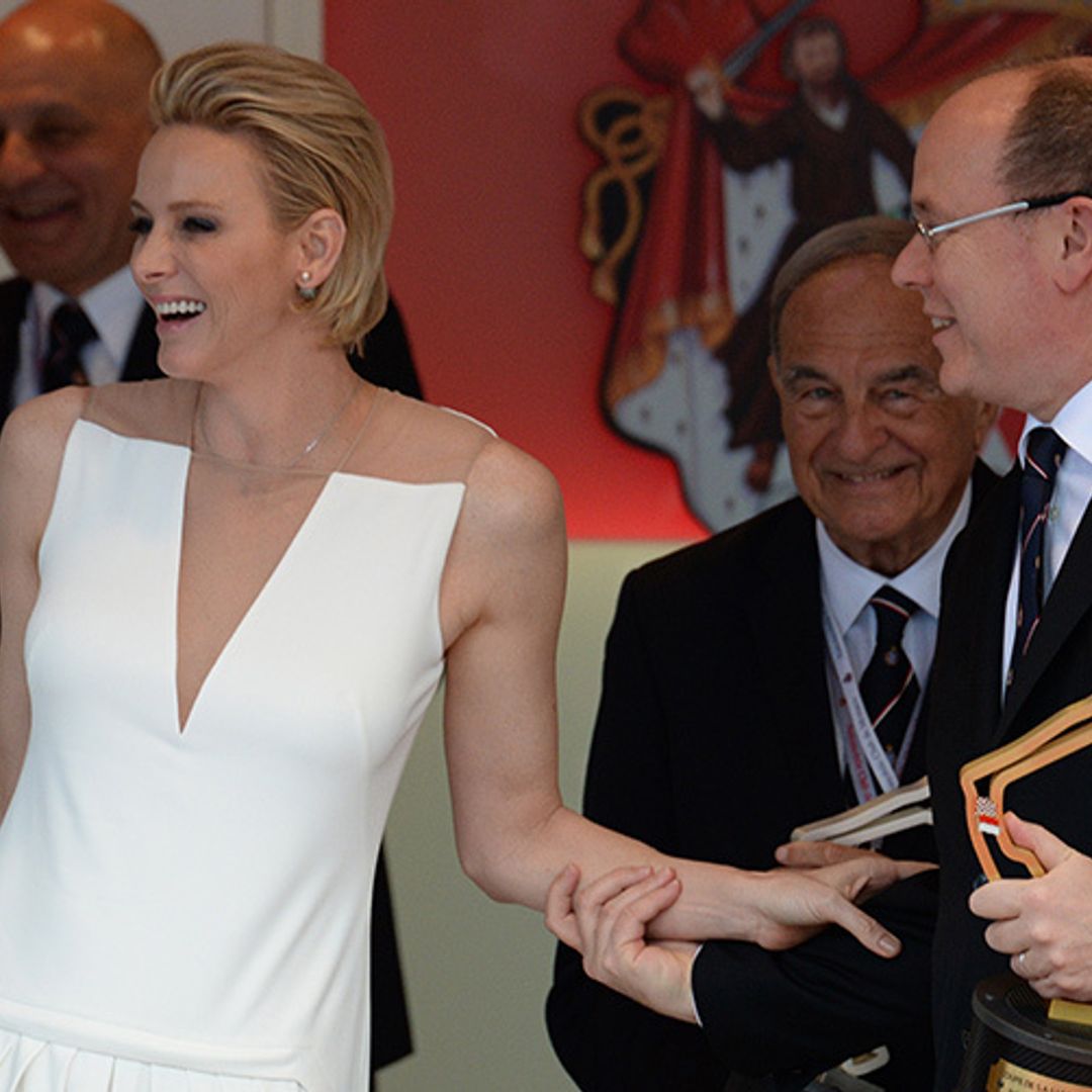 Princess Charlene gets glam for Monaco Grand Prix