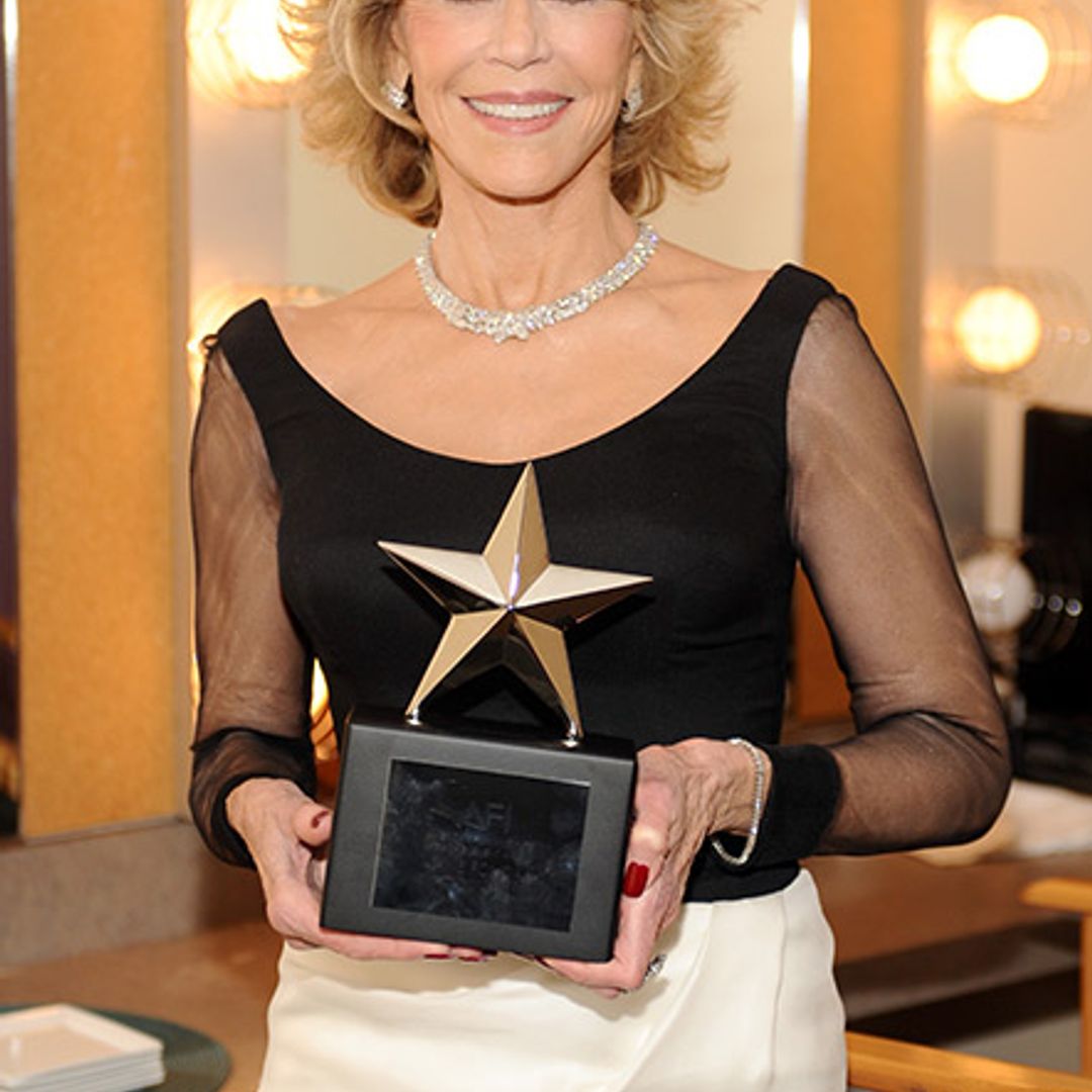 Jane Fonda honoured by Hollywood stars as she receives lifetime achievement award