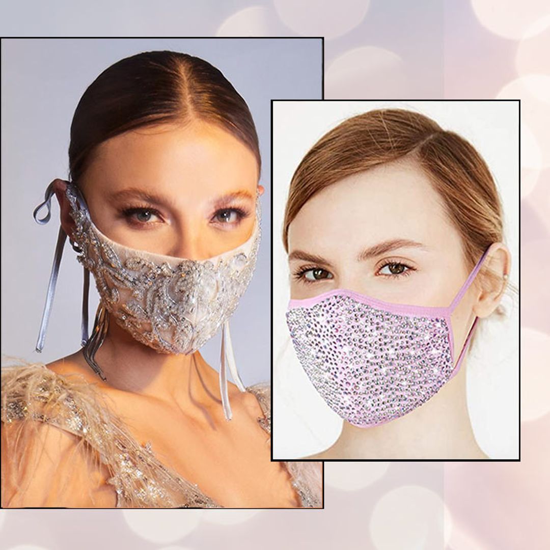11 gloriously bejewelled face masks: Rhinestones, pearls & gems – oh my!