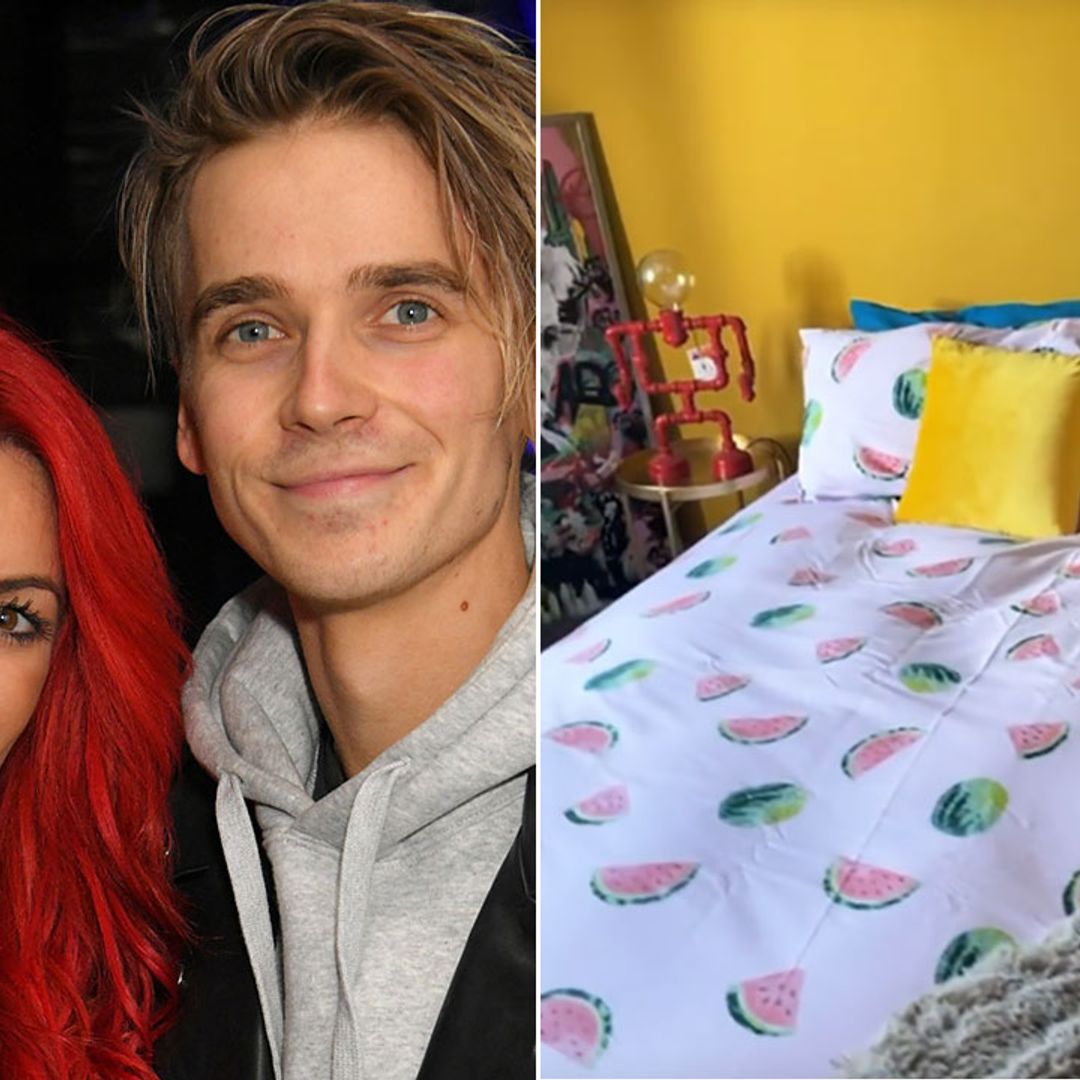 Strictly's Dianne Buswell's rainbow bedroom with Joe Sugg is a work of art