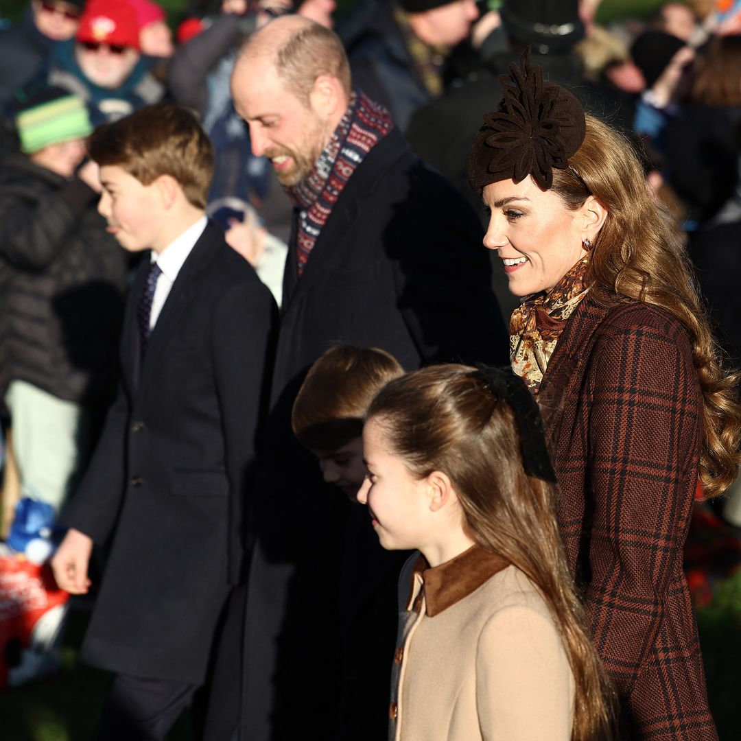 Prince George, Princess Charlotte and Prince Louis are the stars of the Christmas Day walkabout – best photos