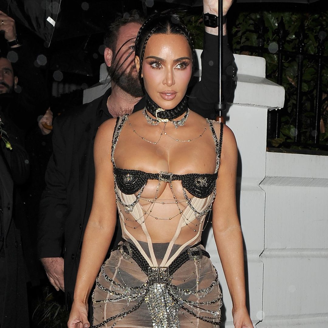 Kim Kardashian doubles down with two naked dresses in one night