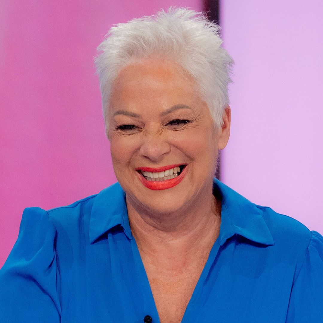 Denise Welch, 65, sizzles in risque corset and see-through tights
