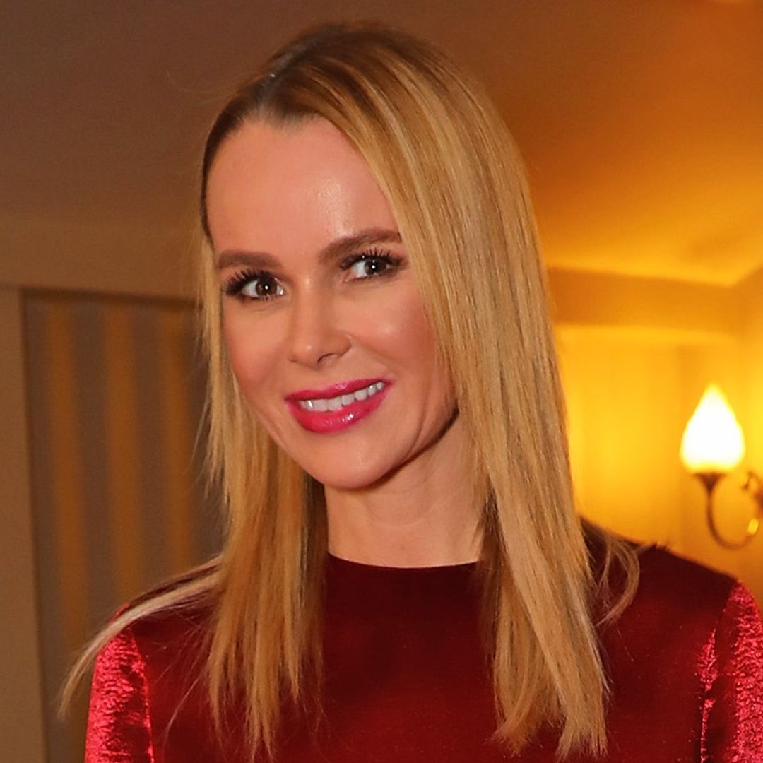 Amanda Holden reveals luxe Christmas decorations at Surrey mansion