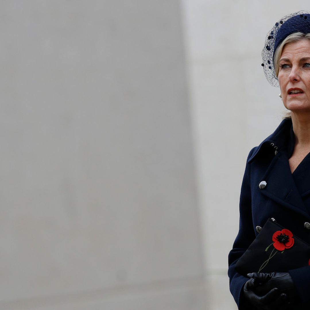 Countess Sophie carries poignant accessory as she speaks at moving Armistice Day service