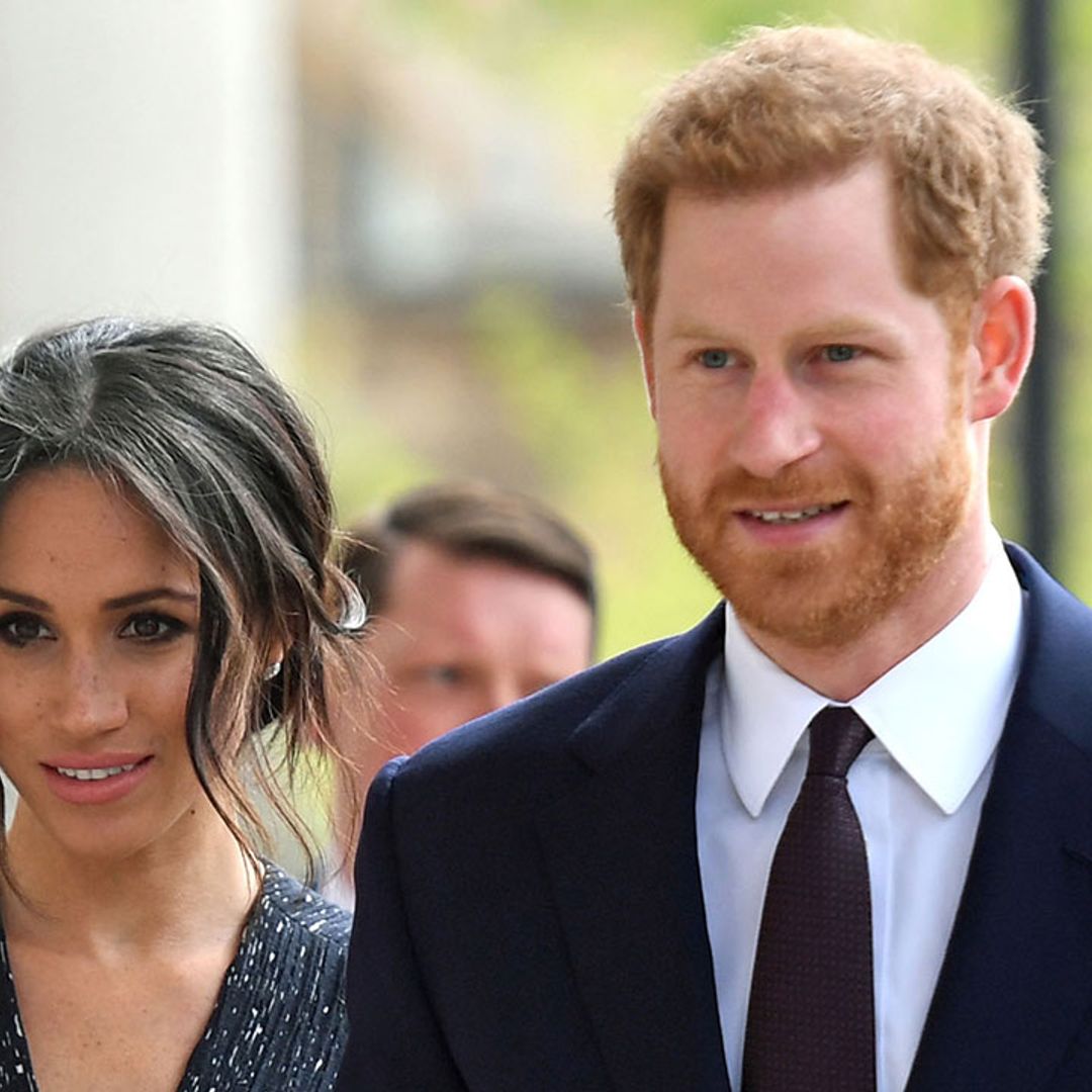 Meghan Markle and Prince Harry pose in official new picture - and it's adorable