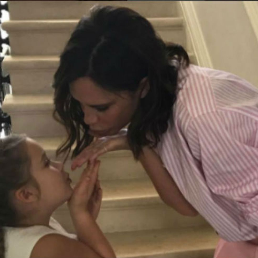 Harper and Victoria Beckham's girly after-school activity revealed