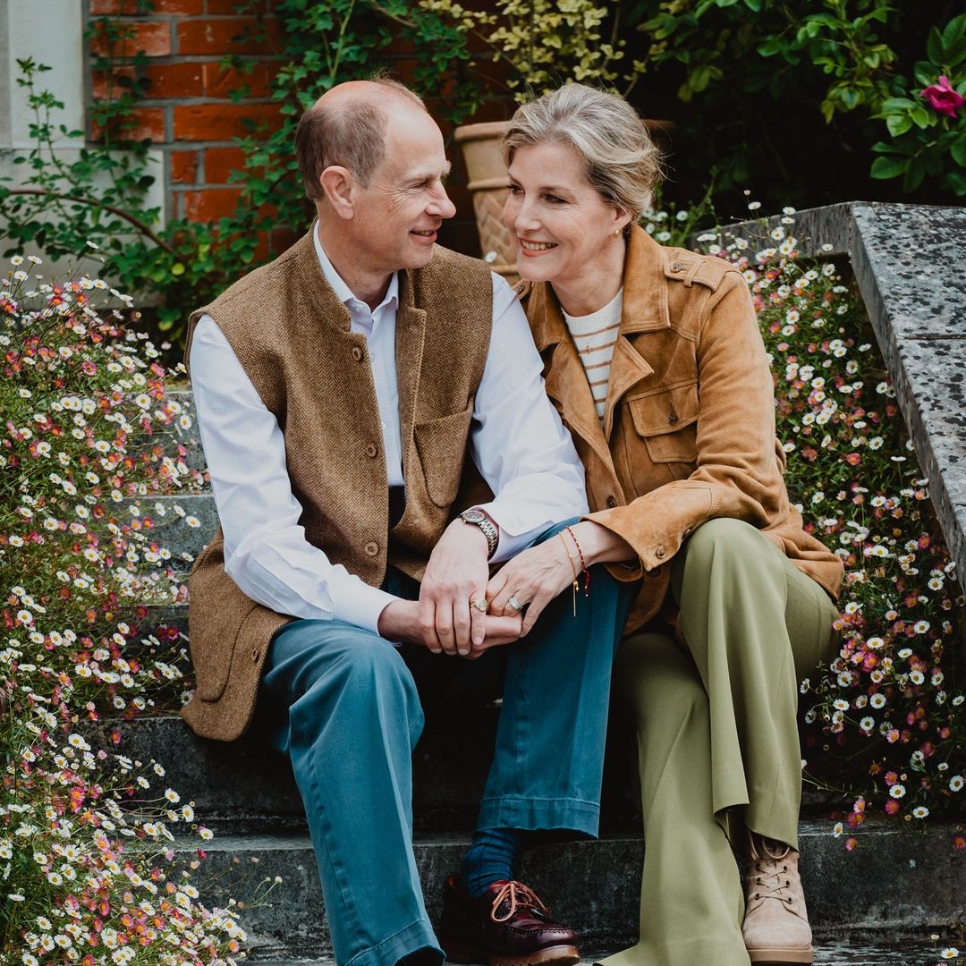 Duchess Sophie recycles her dazzling diamond engagement earrings from Prince Edward